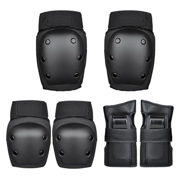 elbow & knee pads 6pcs/set protective gear set for skateboarding skating pad wrist hand protector youth cycling roller, Black;gray
elbow & knee pads 6pcs/set protective gear set for skateboarding skating pad wrist hand protector youth cycling roller, Black;gray