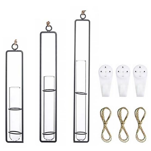 vases 3 kits glass hanging planter terrarium iron art hydroponic test tube vase
vases 3 kits glass hanging planter terrarium iron art hydroponic test tube vase