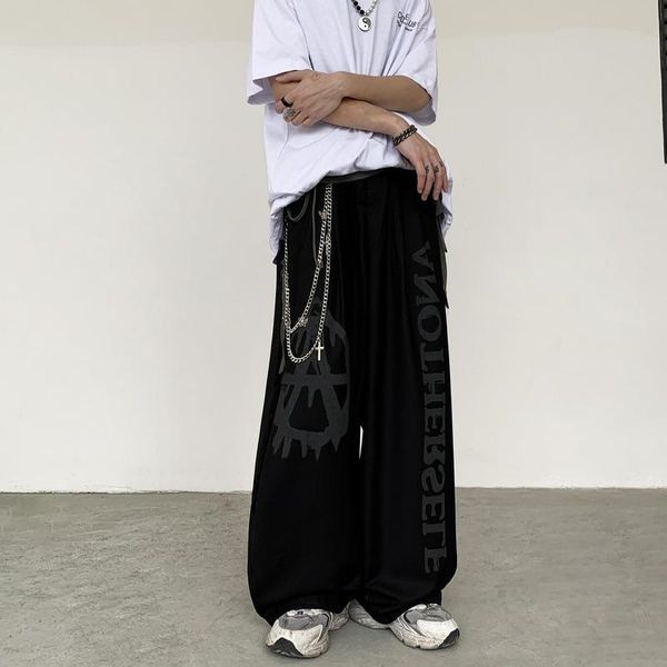 women's pants & capris qweek gothic dark academia style wide leg mall goth streetwear grunge graffiti oversize chain straight trousers, Black;white
women's pants & capris qweek gothic dark academia style wide leg mall goth streetwear grunge graffiti oversize chain straight trousers, Black;white