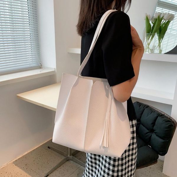 evening bags 2021 fashion for women shoulder bag shopping travel casual big tote shopper black white solid-color handbag pu
evening bags 2021 fashion for women shoulder bag shopping travel casual big tote shopper black white solid-color handbag pu