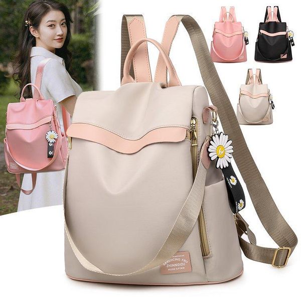 fashion japan style cute shoulder bag knapsack modeling mobile phone canvas women backpack