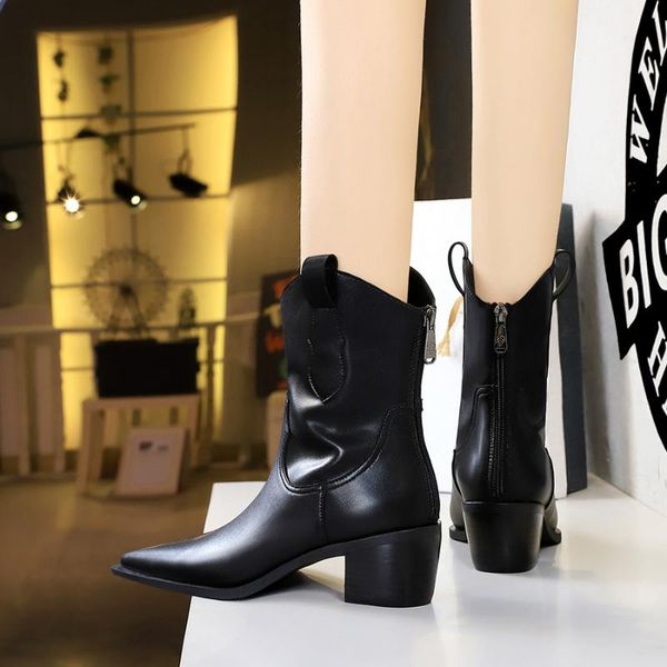 boots meriahzheng fashion thick-heeled women's shoes solid color high-heeled short-tube leather winter knight ds, Black
boots meriahzheng fashion thick-heeled women's shoes solid color high-heeled short-tube leather winter knight ds, Black