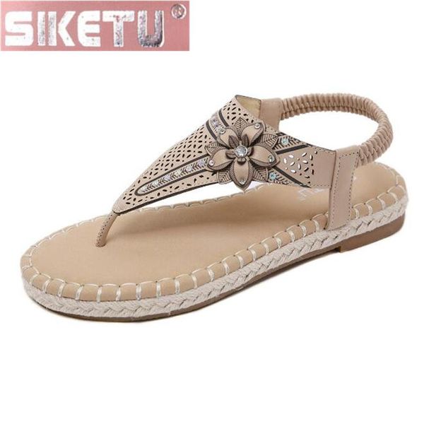 shoes woman flat sandals pu elastic band hollow flower rope comfortable thick bottom patent leather, Black
shoes woman flat sandals pu elastic band hollow flower rope comfortable thick bottom patent leather, Black