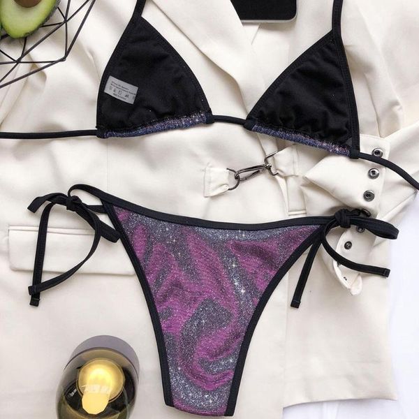 women's swimwear luxury bling rhinestone purple bikini set crystal diamond women swimsuit halter bathing push up beachwear ban p0b5, White;black
women's swimwear luxury bling rhinestone purple bikini set crystal diamond women swimsuit halter bathing push up beachwear ban p0b5, White;black