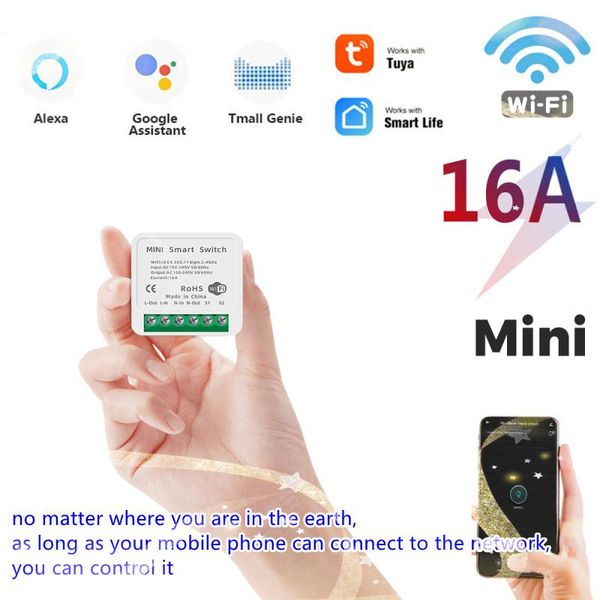 smart home control 2pcs 240v 16a wireless wifi switch timer automation compatible with tuya alexa google mobile app
smart home control 2pcs 240v 16a wireless wifi switch timer automation compatible with tuya alexa google mobile app