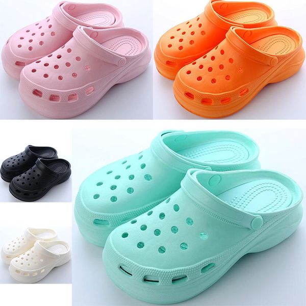 2021 womens summer thick-soled hole shoes ladies height increase shoe black white orange pink girls women beach classic sandals slippers fou
2021 womens summer thick-soled hole shoes ladies height increase shoe black white orange pink girls women beach classic sandals slippers fou