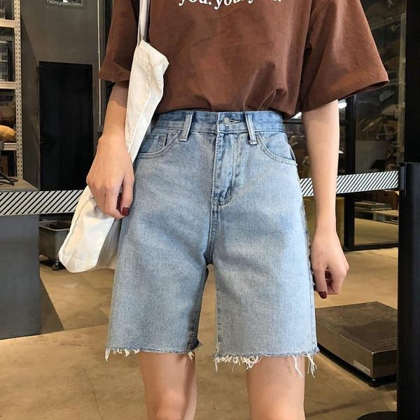 vintage casual high waist shorts jeans simple streetwear straight denim for women korean midi biker c6311 women's, White;black
vintage casual high waist shorts jeans simple streetwear straight denim for women korean midi biker c6311 women's, White;black