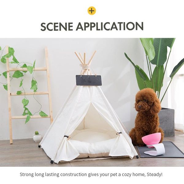 cat beds & furniture pure white dog and kennel, pet tent kennel small medium-sized folding game house, large space, four seasons
cat beds & furniture pure white dog and kennel, pet tent kennel small medium-sized folding game house, large space, four seasons