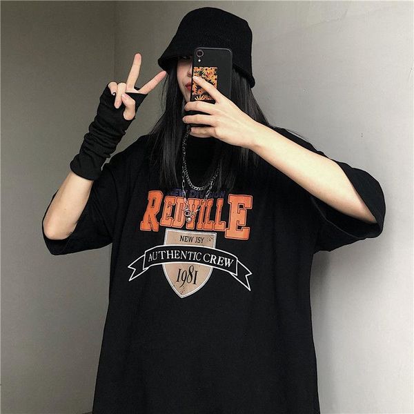 women's t-shirt summer rock emo hip hop punk oversized short-sleeved couple grunge clothes 2021kpop korean style harajuku top, White
women's t-shirt summer rock emo hip hop punk oversized short-sleeved couple grunge clothes 2021kpop korean style harajuku top, White