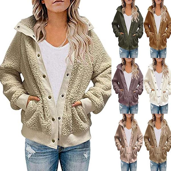 women's jackets autumn winter furry hooded coat women fashion long sleeve jacket pullover loose outerwear, Black;brown
women's jackets autumn winter furry hooded coat women fashion long sleeve jacket pullover loose outerwear, Black;brown