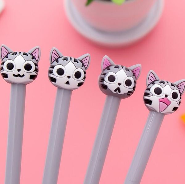 gel pens 1000pcs/lot 0.5mm arrival cute cheese cat ink pen promotional gift stationery school office supply fod
gel pens 1000pcs/lot 0.5mm arrival cute cheese cat ink pen promotional gift stationery school office supply fod