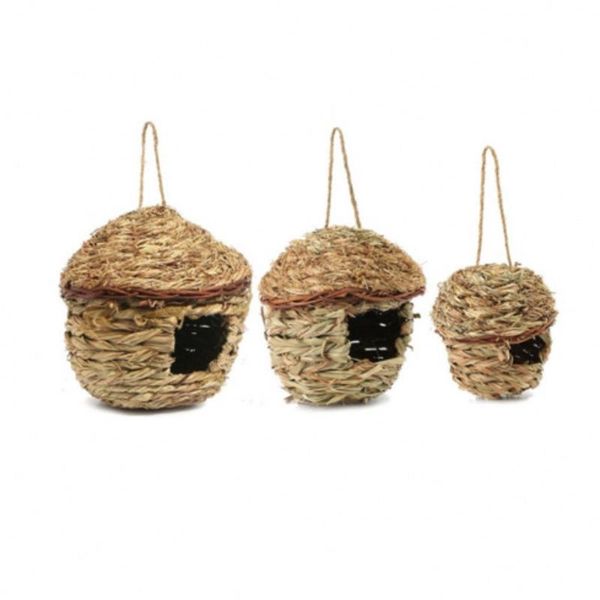straw bird nest birdhouse for parrot hamster small animal's cage birds breeding cages
straw bird nest birdhouse for parrot hamster small animal's cage birds breeding cages