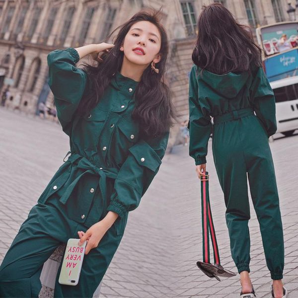 women's jumpsuits & rompers lady commuter jumpsuit women 2021 personality hooded womens button casual overalls, Black;white
women's jumpsuits & rompers lady commuter jumpsuit women 2021 personality hooded womens button casual overalls, Black;white