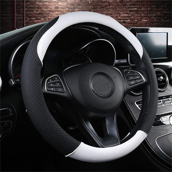 steering wheel covers car cover breathable anti slip pu leather suitable 38cm auto decoration accessories
steering wheel covers car cover breathable anti slip pu leather suitable 38cm auto decoration accessories
