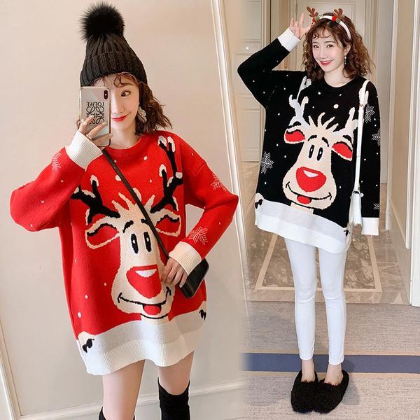 women's sweaters cartoon elk christmas clothes plus size 2021 ladies female vintage for oversize winter xmas couple d0524, White;black
women's sweaters cartoon elk christmas clothes plus size 2021 ladies female vintage for oversize winter xmas couple d0524, White;black