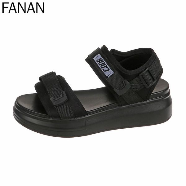 sandals women's thick bottom heightened vulcanized shoes fashion casual heel type height, Black
sandals women's thick bottom heightened vulcanized shoes fashion casual heel type height, Black