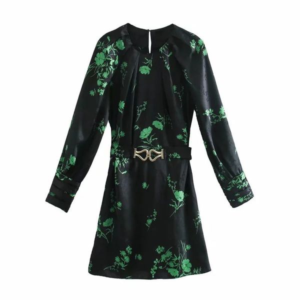 dresses 2021 women jacquard printed long sleeves short elegant chic lady fashion woman es, Black;gray
dresses 2021 women jacquard printed long sleeves short elegant chic lady fashion woman es, Black;gray