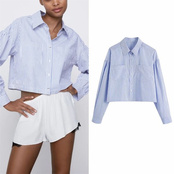 women summer casual striped shirts blouses za long sleeve loose female fashion street blusas clothing 210513, White
women summer casual striped shirts blouses za long sleeve loose female fashion street blusas clothing 210513, White