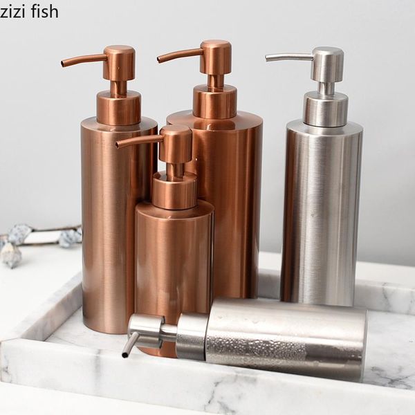 liquid soap dispenser creative 304 stainless steel manual press type shower gel shampoo metal lotion bottle bathroom set
liquid soap dispenser creative 304 stainless steel manual press type shower gel shampoo metal lotion bottle bathroom set