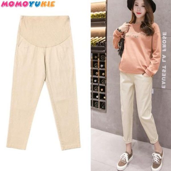 maternity bottoms cotton pants clothes causal trousers for pregnant women harem long pregnancy wearclothing spring summer, White
maternity bottoms cotton pants clothes causal trousers for pregnant women harem long pregnancy wearclothing spring summer, White