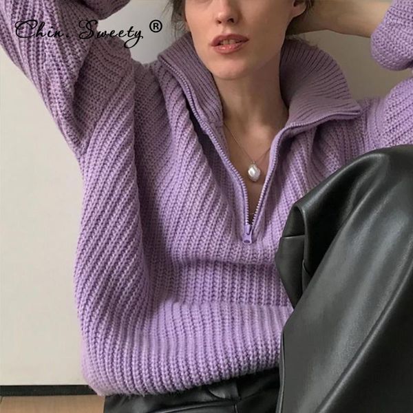 women's sweaters autumn winter thick knitted sweater women long sleeve casual ladies zipper collar loose pullovers female white jumper, White;black
women's sweaters autumn winter thick knitted sweater women long sleeve casual ladies zipper collar loose pullovers female white jumper, White;black