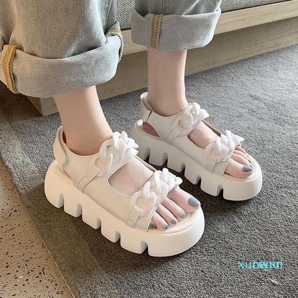 sandals platform chunky women wedges shoes fashion open toe chain sandal summer 2021 sport casual flat beach sandalias, Black
sandals platform chunky women wedges shoes fashion open toe chain sandal summer 2021 sport casual flat beach sandalias, Black