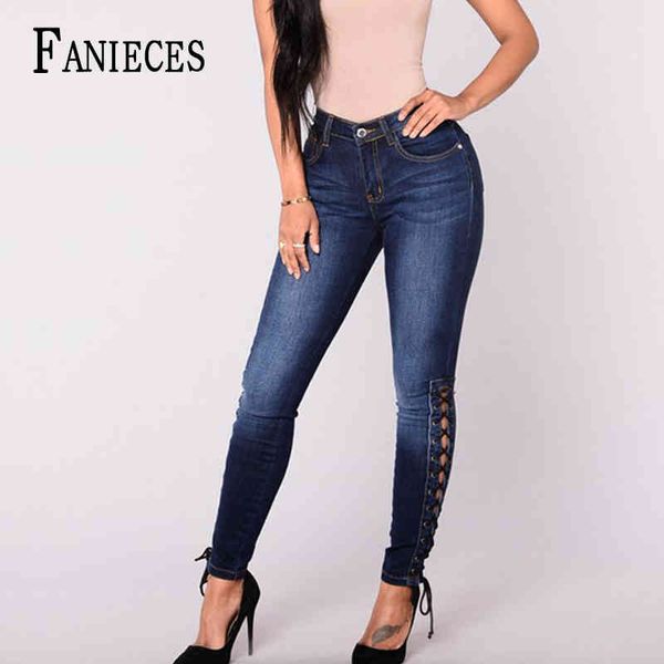 women high waist jeans slim skinny elastic denim pants ladies vintage push up side bandage penci jeans winter mom 210520, Blue
women high waist jeans slim skinny elastic denim pants ladies vintage push up side bandage penci jeans winter mom 210520, Blue