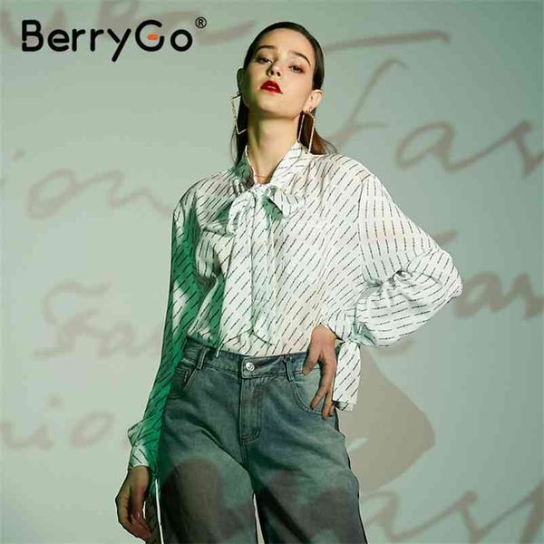 berrygo elegant tie-neck women blouse shirt custom print long sleeve female casual streetwear office ladies 210513, White
berrygo elegant tie-neck women blouse shirt custom print long sleeve female casual streetwear office ladies 210513, White