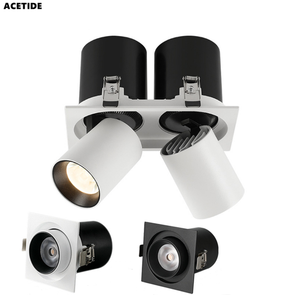 downlights acetide doublehead led spot lights embedded ceiling lamp living room simple nordic adjustable and rotate cob downlight
downlights acetide doublehead led spot lights embedded ceiling lamp living room simple nordic adjustable and rotate cob downlight