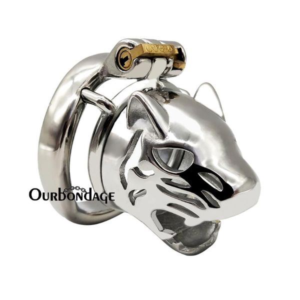 cockrings ourbondage stainless steel male chastity devices leopard-head cock cage lock bondage product toy for men
cockrings ourbondage stainless steel male chastity devices leopard-head cock cage lock bondage product toy for men
