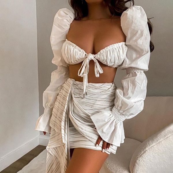 women's blouses & shirts girls autumn trumpet sleeve fashion solid color simple clean pure boat neck lace up exposed navel t-shirt, White
women's blouses & shirts girls autumn trumpet sleeve fashion solid color simple clean pure boat neck lace up exposed navel t-shirt, White