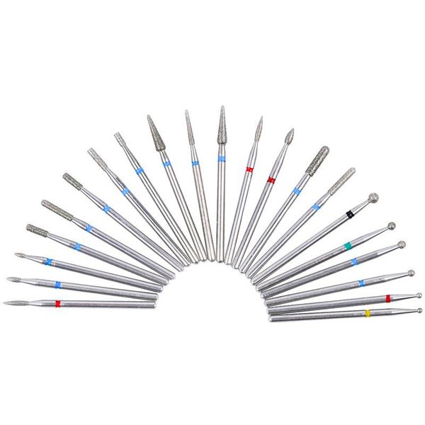 nail art equipment 6pcs/set diamond drill bits 3/32" manicure electric drills accessories rotary cuticle bit grinding tool buff for nai, Silver
nail art equipment 6pcs/set diamond drill bits 3/32" manicure electric drills accessories rotary cuticle bit grinding tool buff for nai, Silver