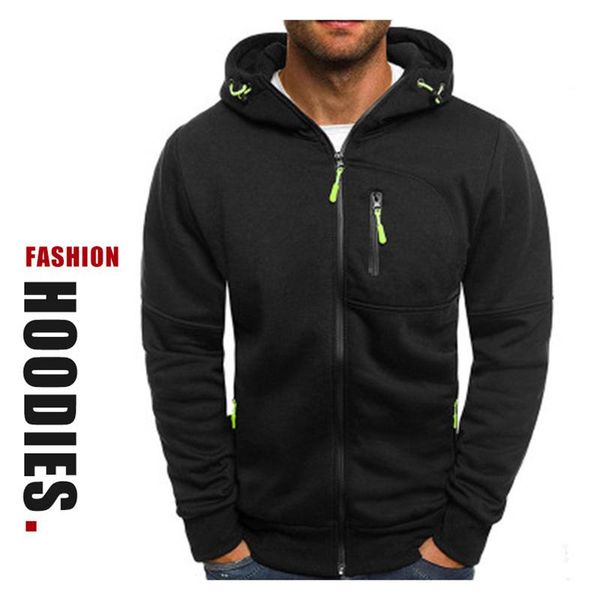 men's hoodies & sweatshirts 2021 men jackets hooded coats coasual zipper male tracksuit sportswear fashion jacket clothing outerwear, Black
men's hoodies & sweatshirts 2021 men jackets hooded coats coasual zipper male tracksuit sportswear fashion jacket clothing outerwear, Black