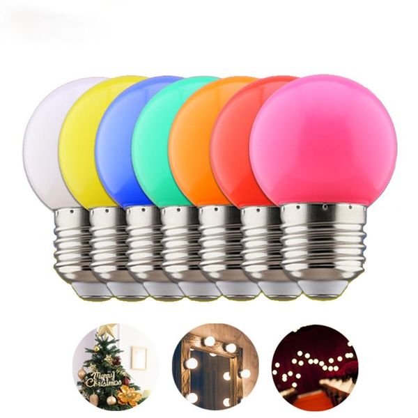 bulbs 7pcs/lot colorful led bulb lamp 1w e27 220v wedding christmas decoration 7 colors bedroom night light indoor lighting
bulbs 7pcs/lot colorful led bulb lamp 1w e27 220v wedding christmas decoration 7 colors bedroom night light indoor lighting