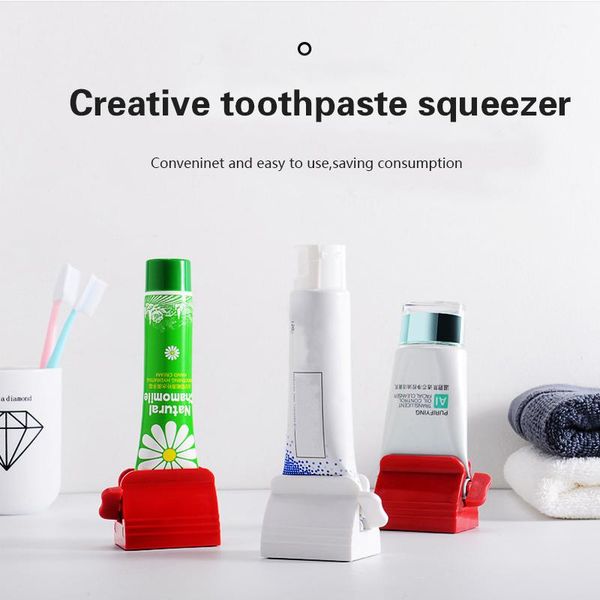 toothbrush holders bathroom accessories toothpaste dispenser multi-functional tooth paste tube squeezer rolling holder banheiro tandpasta kn
toothbrush holders bathroom accessories toothpaste dispenser multi-functional tooth paste tube squeezer rolling holder banheiro tandpasta kn