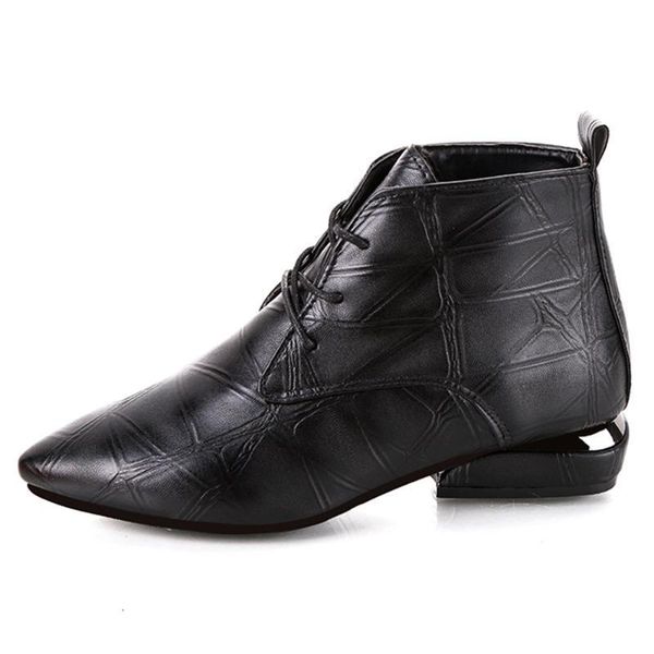 boots women pointed toe pu leather ankle spring autumn ladies fashion lace up low heel square casual shoes zapatos de mujer d25 rc98, Black
boots women pointed toe pu leather ankle spring autumn ladies fashion lace up low heel square casual shoes zapatos de mujer d25 rc98, Black
