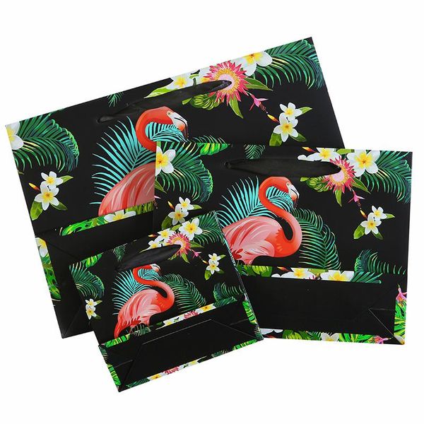 gift wrap 5pcs flamingo paper bags daily using everyday series sweet packing card holder black ribbon handles life style
gift wrap 5pcs flamingo paper bags daily using everyday series sweet packing card holder black ribbon handles life style
