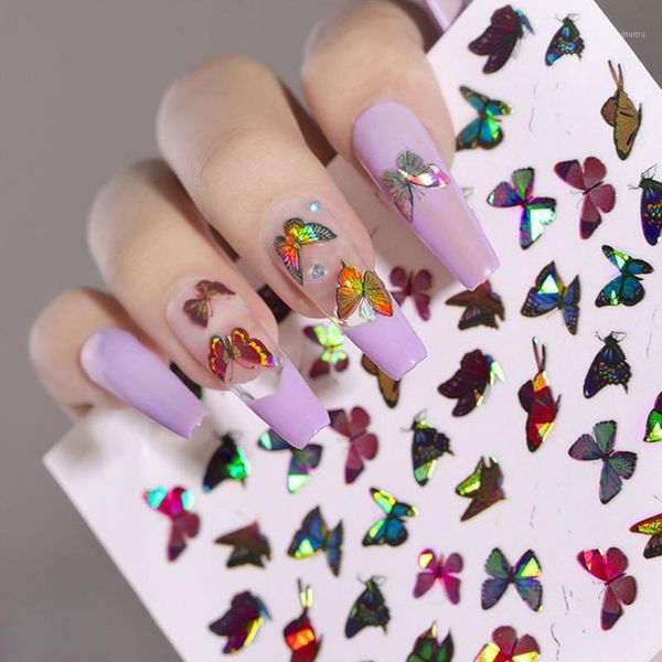 sheet nail art sticker simulation laser 3d butterfly self-adhesive stickers japanese style colorful diy decoration tools1, Black
sheet nail art sticker simulation laser 3d butterfly self-adhesive stickers japanese style colorful diy decoration tools1, Black