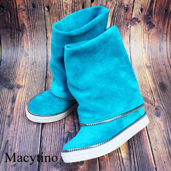 boots metal chain heightening design women's round toe fashion casual winter, Black
boots metal chain heightening design women's round toe fashion casual winter, Black