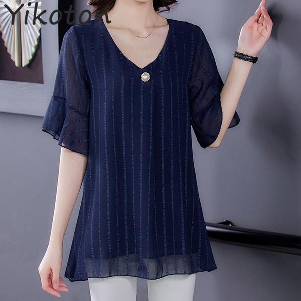 women's blouses & shirts dress summer women chiffon 2021 office clothing female loose plus size 5xl casual lady shirt femme pullover, White
women's blouses & shirts dress summer women chiffon 2021 office clothing female loose plus size 5xl casual lady shirt femme pullover, White