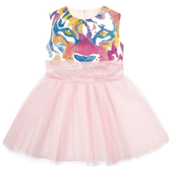 girl's dresses elegant baby girls bowknot dress party ball gown sundress tulle tiger print, Red;yellow
girl's dresses elegant baby girls bowknot dress party ball gown sundress tulle tiger print, Red;yellow