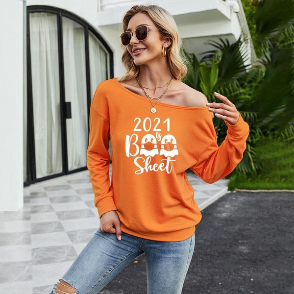 women's hoodies & sweatshirts slanted shoulder long-sleeved sweater halloween print casual bottoming all-match blouse 2021 autumn femal, Black
women's hoodies & sweatshirts slanted shoulder long-sleeved sweater halloween print casual bottoming all-match blouse 2021 autumn femal, Black