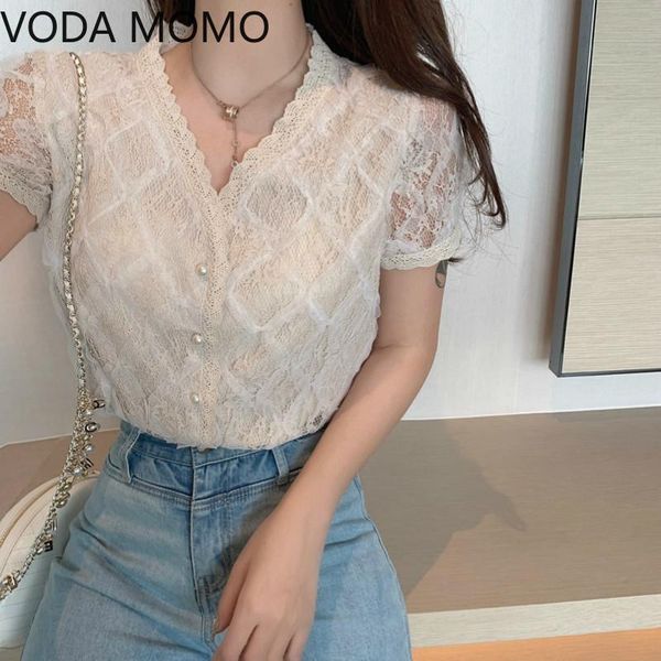 short sleeve lace summer women's shirt blouse for women blusas womens and blouses chiffon shirts ladie's plus size &, White
short sleeve lace summer women's shirt blouse for women blusas womens and blouses chiffon shirts ladie's plus size &, White
