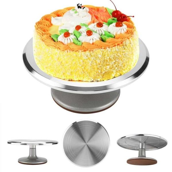 12inch aluminum cake turntable rotating revolving decorating stand pastry baking nozzles decor tool for accessaories & tools
12inch aluminum cake turntable rotating revolving decorating stand pastry baking nozzles decor tool for accessaories & tools