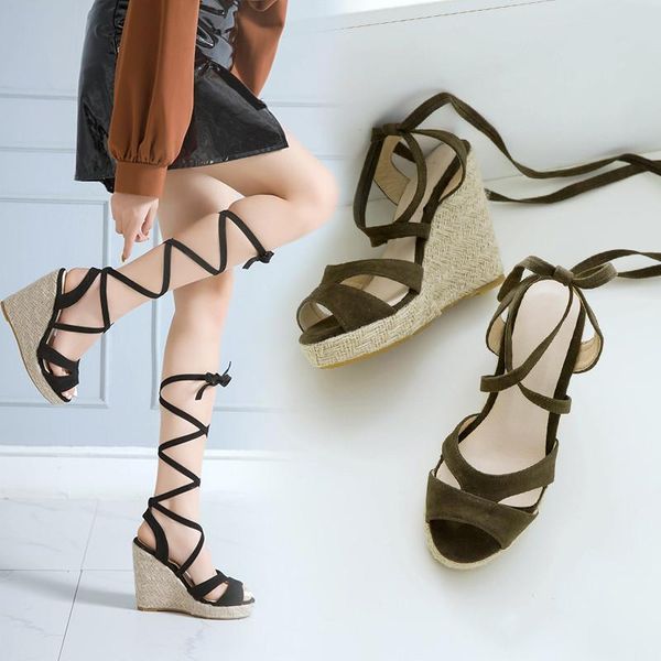 rome cross strap ladies shoes and sandals summer wedges flock green black platform knee high gladiator women
rome cross strap ladies shoes and sandals summer wedges flock green black platform knee high gladiator women
