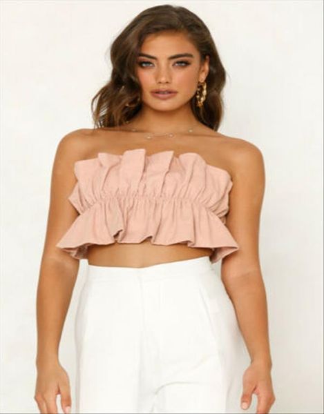 womens camis fashion summer casual bandeau crop strapless bra solid sleeveless vest lady short tube cami, White
womens camis fashion summer casual bandeau crop strapless bra solid sleeveless vest lady short tube cami, White