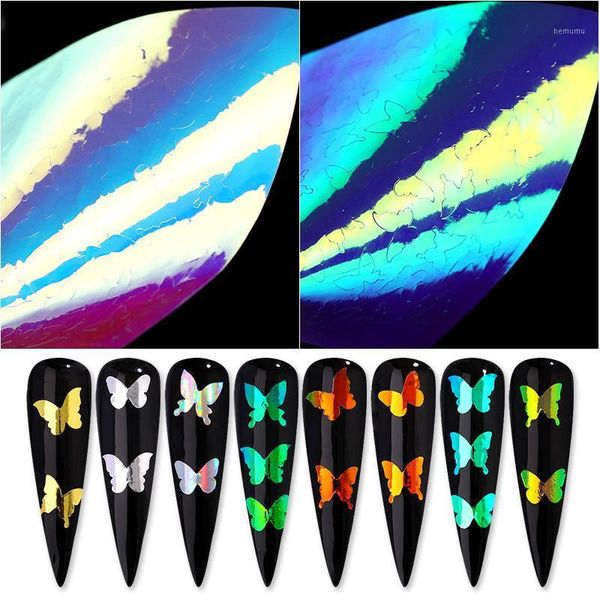 1pc 3d nail sticker laser butterfly flowers art transfer decals slider colorful manicures decoration1, Black
1pc 3d nail sticker laser butterfly flowers art transfer decals slider colorful manicures decoration1, Black