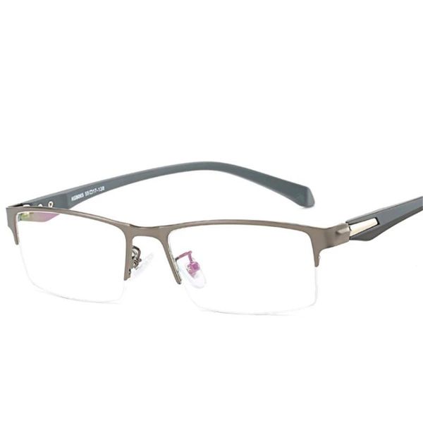 fashion sunglasses frames 2021 men's business glasses frame metal alloy half finished product with degree male, Black
fashion sunglasses frames 2021 men's business glasses frame metal alloy half finished product with degree male, Black