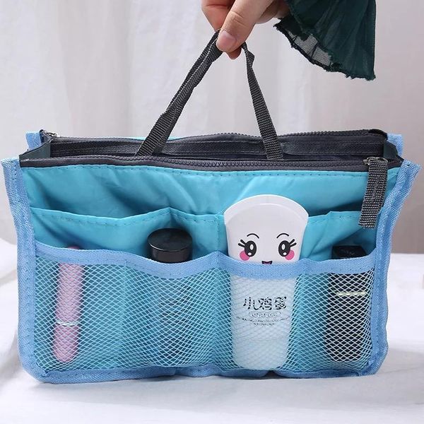 cosmetic bags & cases portable double zipper bag, multi-function toiletry supplies organizer, bag-in-pack storage bag
cosmetic bags & cases portable double zipper bag, multi-function toiletry supplies organizer, bag-in-pack storage bag