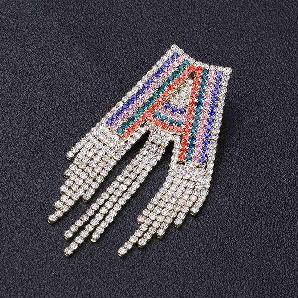 factory color letter a tassel brooch women's diamond temperament long pin exaggerated personality net red new accessories christmas
factory color letter a tassel brooch women's diamond temperament long pin exaggerated personality net red new accessories christmas